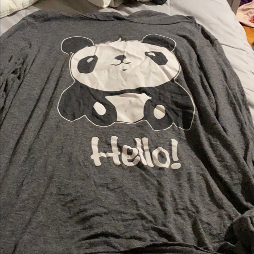 Grey light pull over